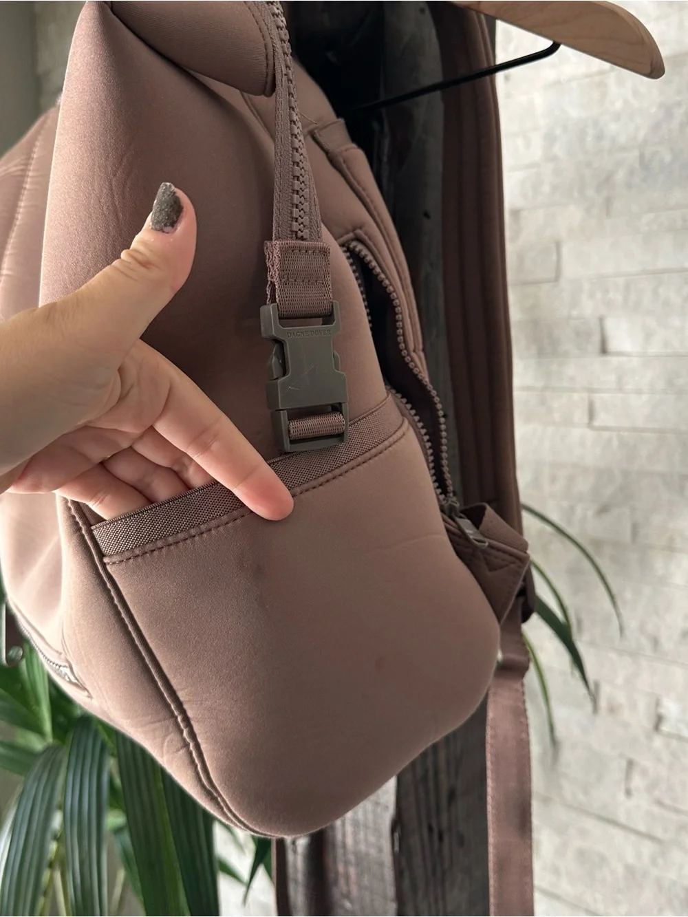 Dagne Dover Indi Diaper Bag Backpack Dune Tan/Brown